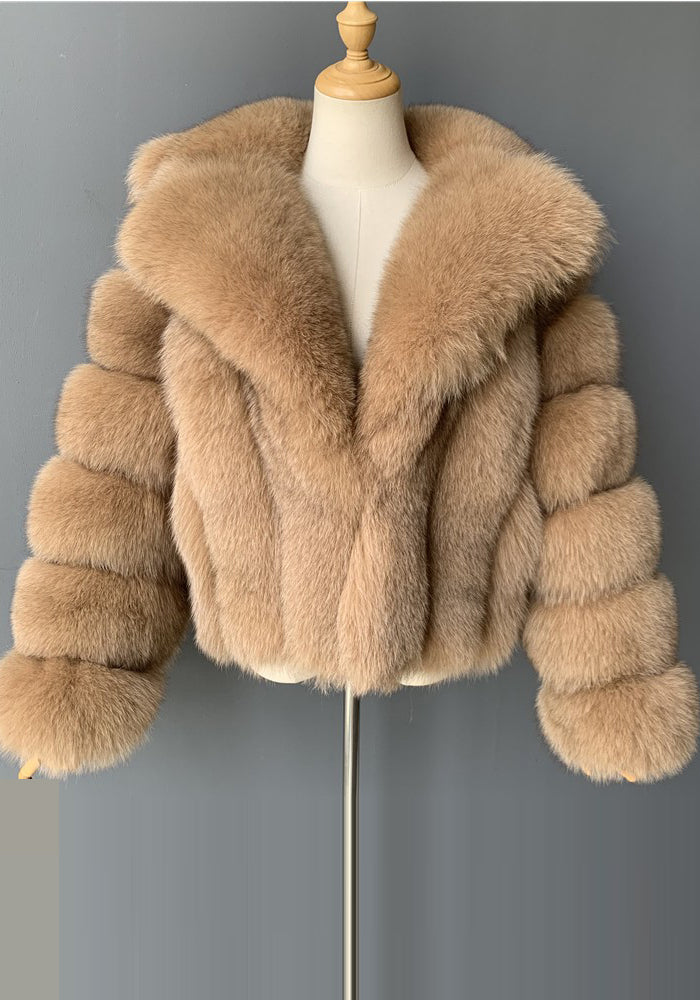 Fur coat women's autumn winter faux fur coat