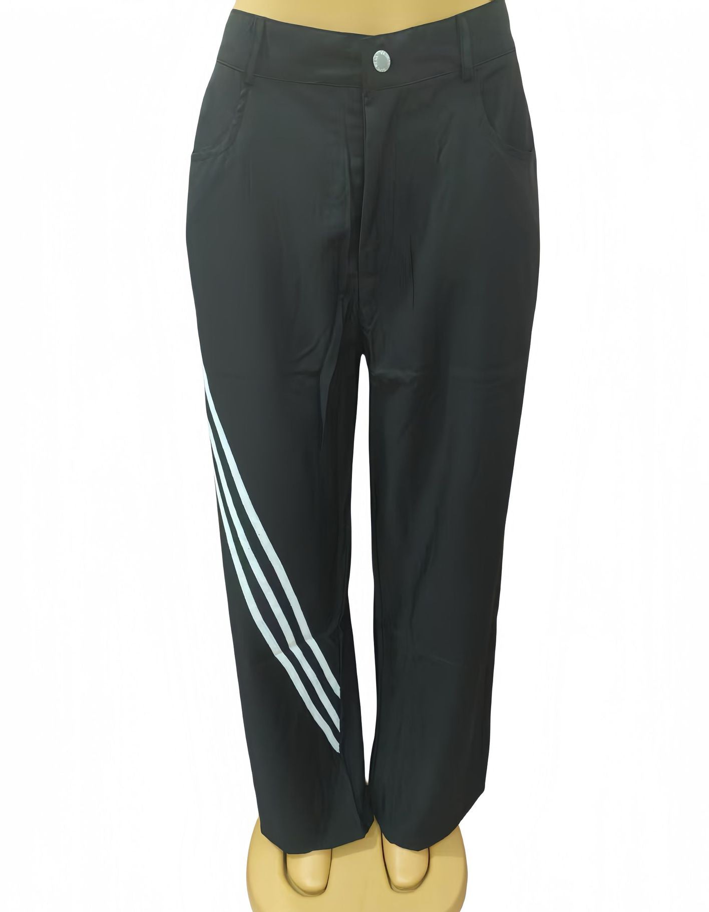 Women Twill color matching Casual Top and trousers Two Piece Set 10