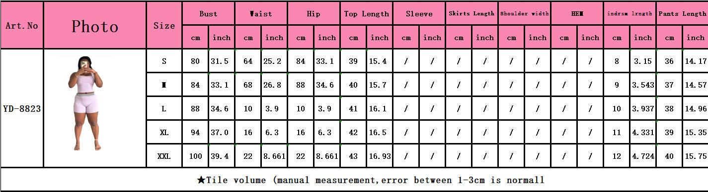 Women Casual Ribbed Patchwork Top and Shorts Two-piece Set 6