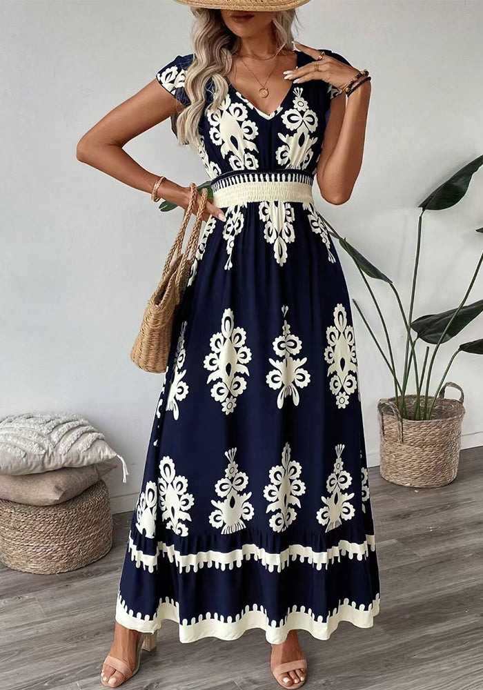 Women Print Maxi Dress