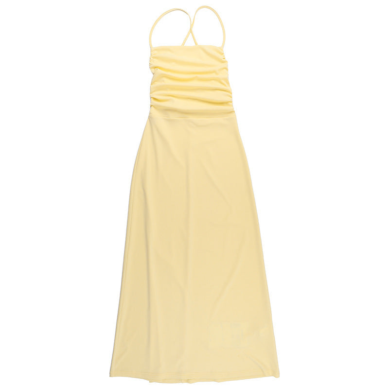 Women Backless Lace-Up Dress 10