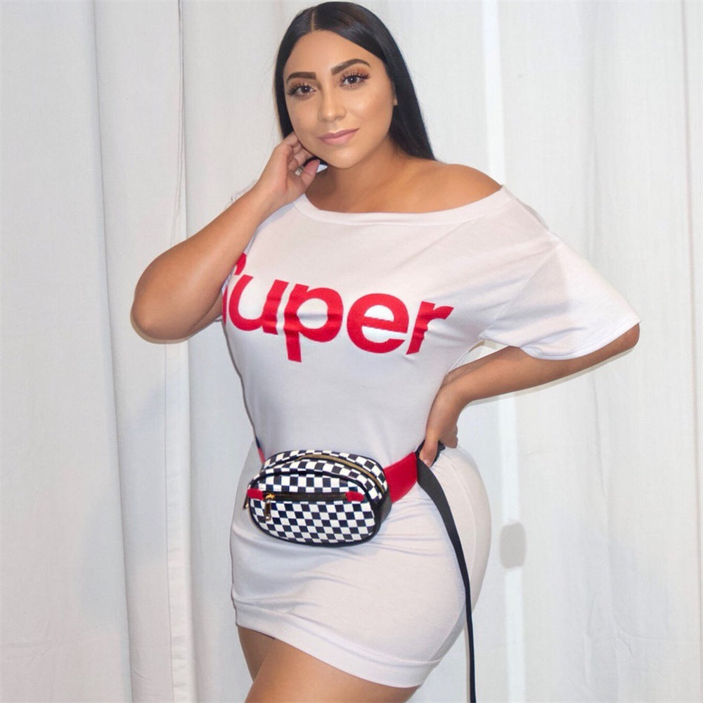 Women Printed Casual Short Sleeve Dress 3