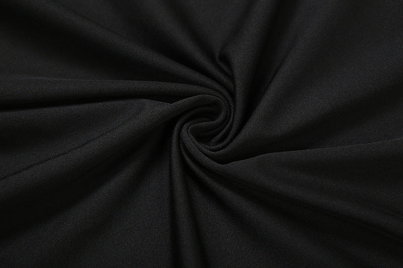 Women autumn sexy mesh see-through top and long skirt two-piece set 18