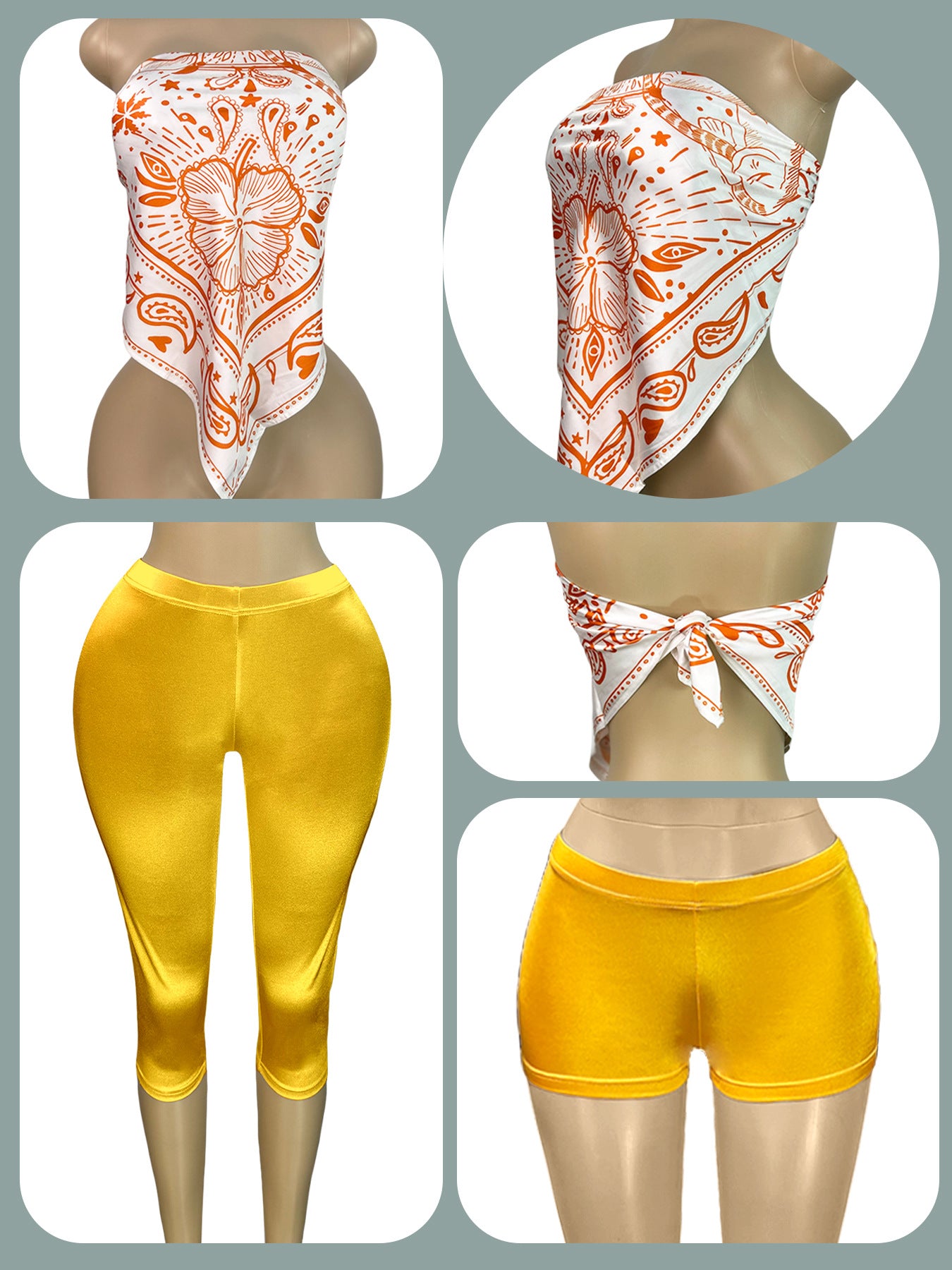 Women's Stretch Satin Shorts 24