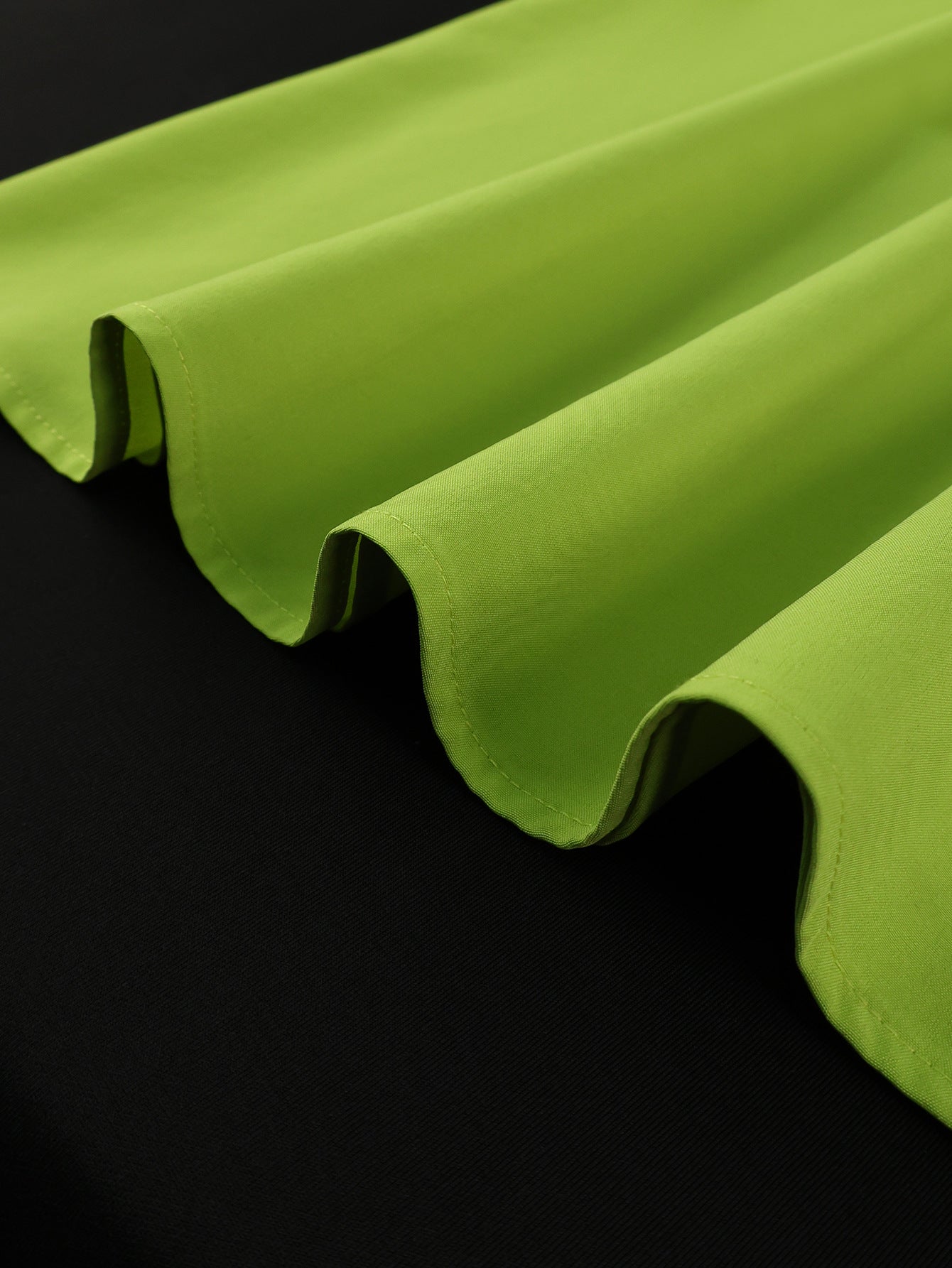 Side Cut-Out Sexy V-Neck Party Dress Ruffled A-Line Formal Gown 10