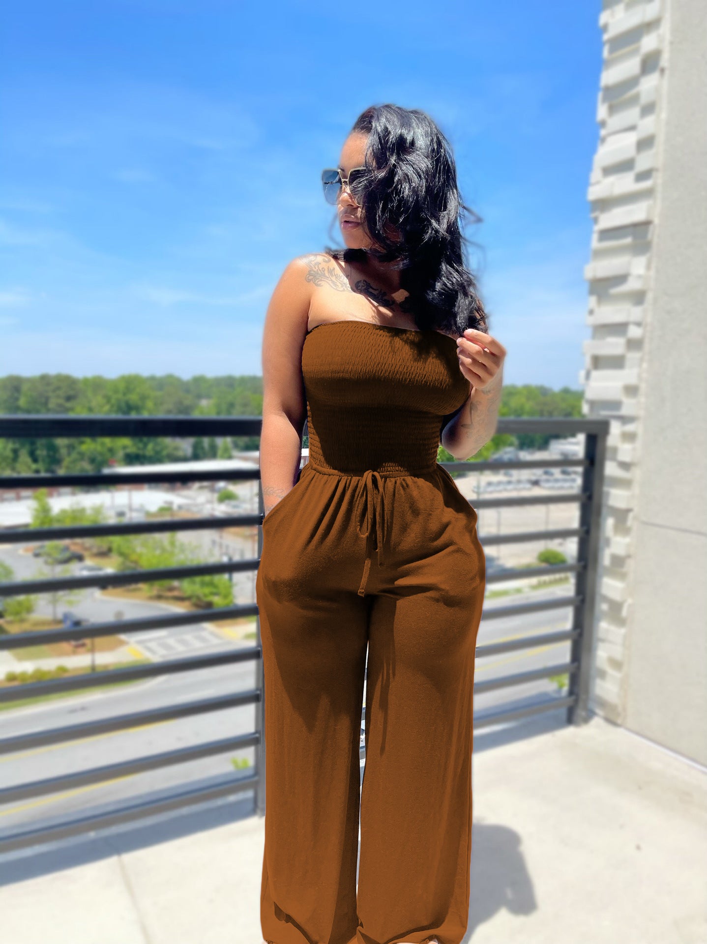 Women's Summer Sexy Casual Wide Leg Jumpsuit 18