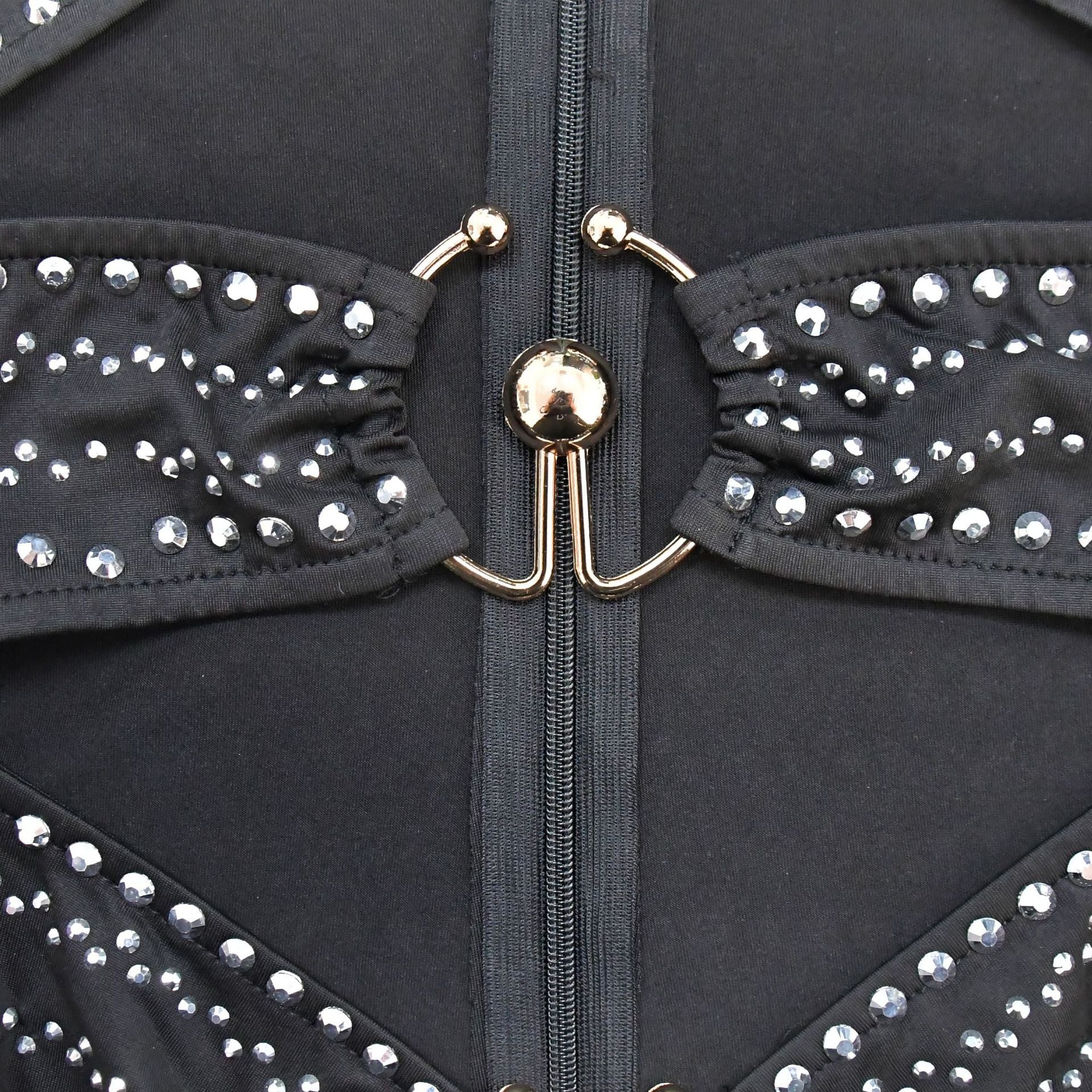 Women Beaded Suspender Short Skirt Dress 18