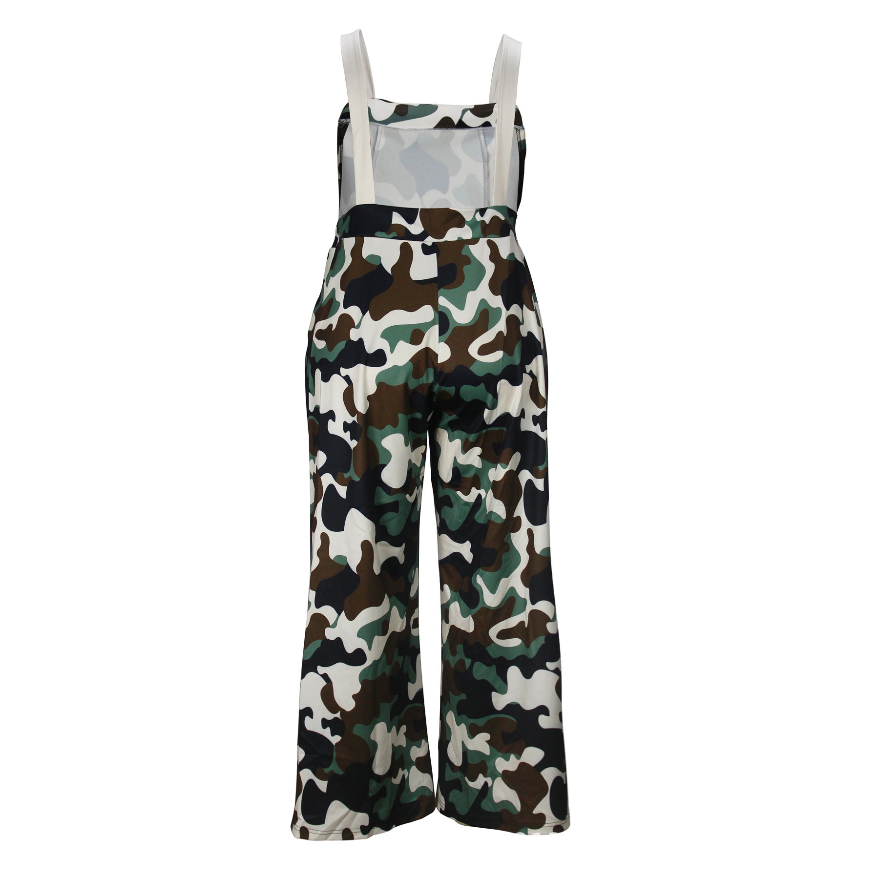 Women Casual Camo Print Loose Jumpsuit 4