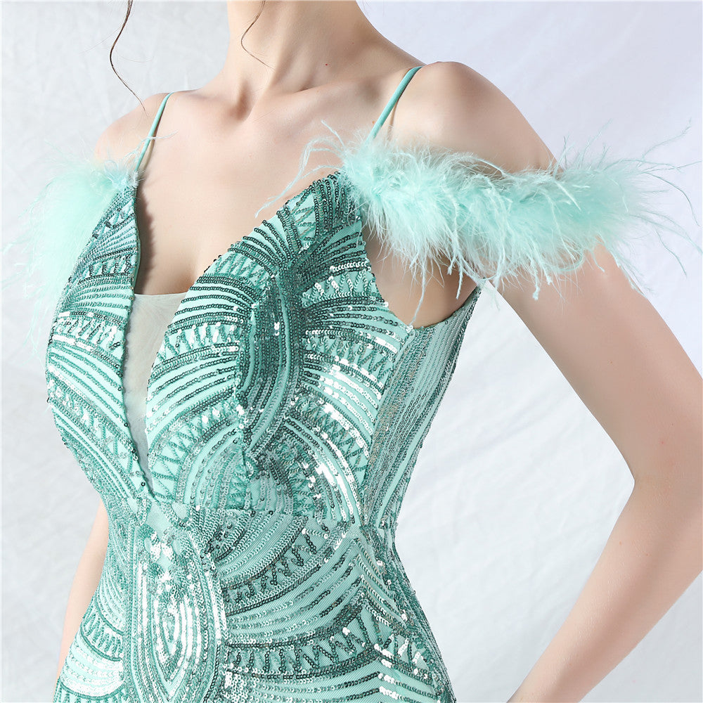 Elegant Luxury Sequins Evening Dress 48