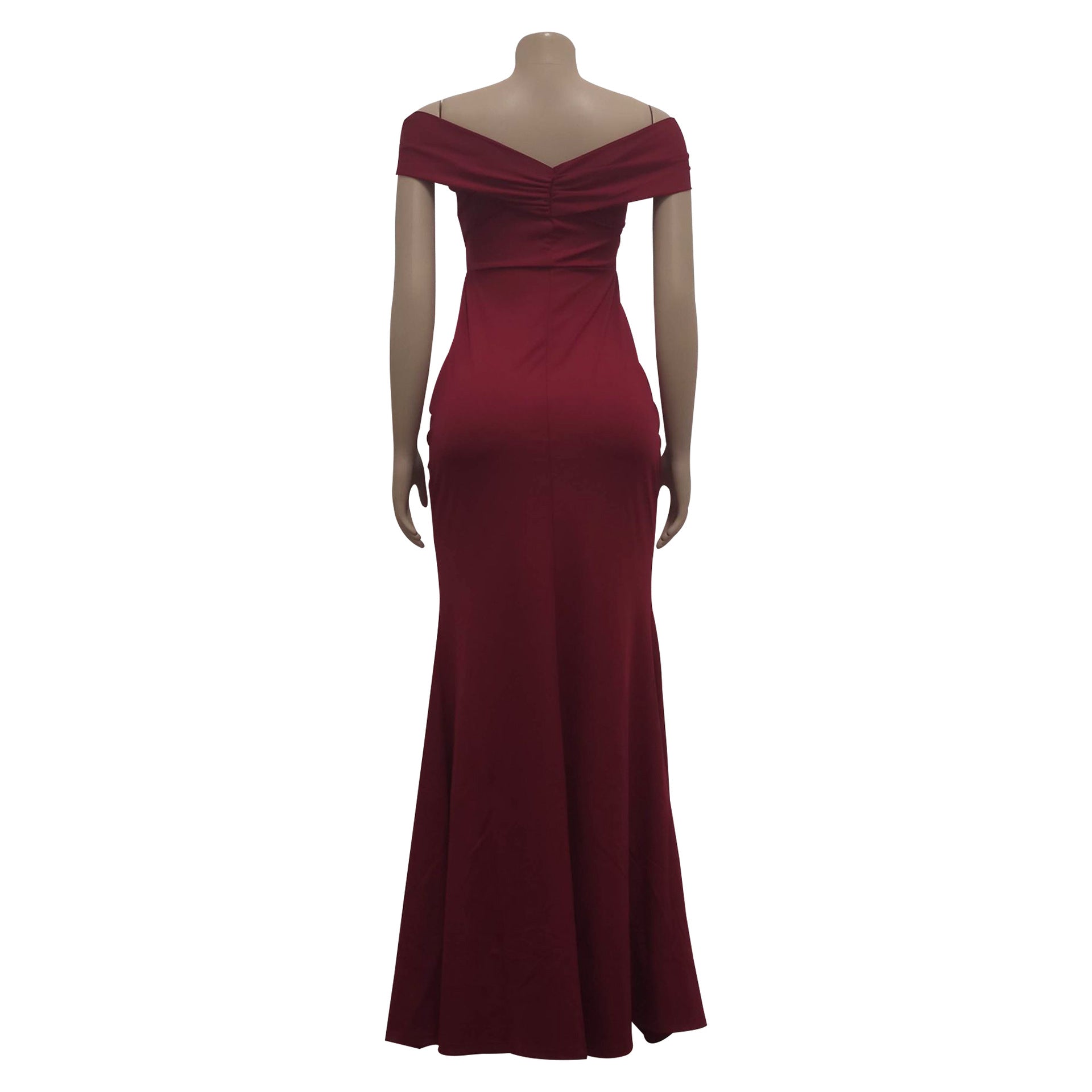 Women Sexy V-Neck Sleeveless Slit Long Dress 21