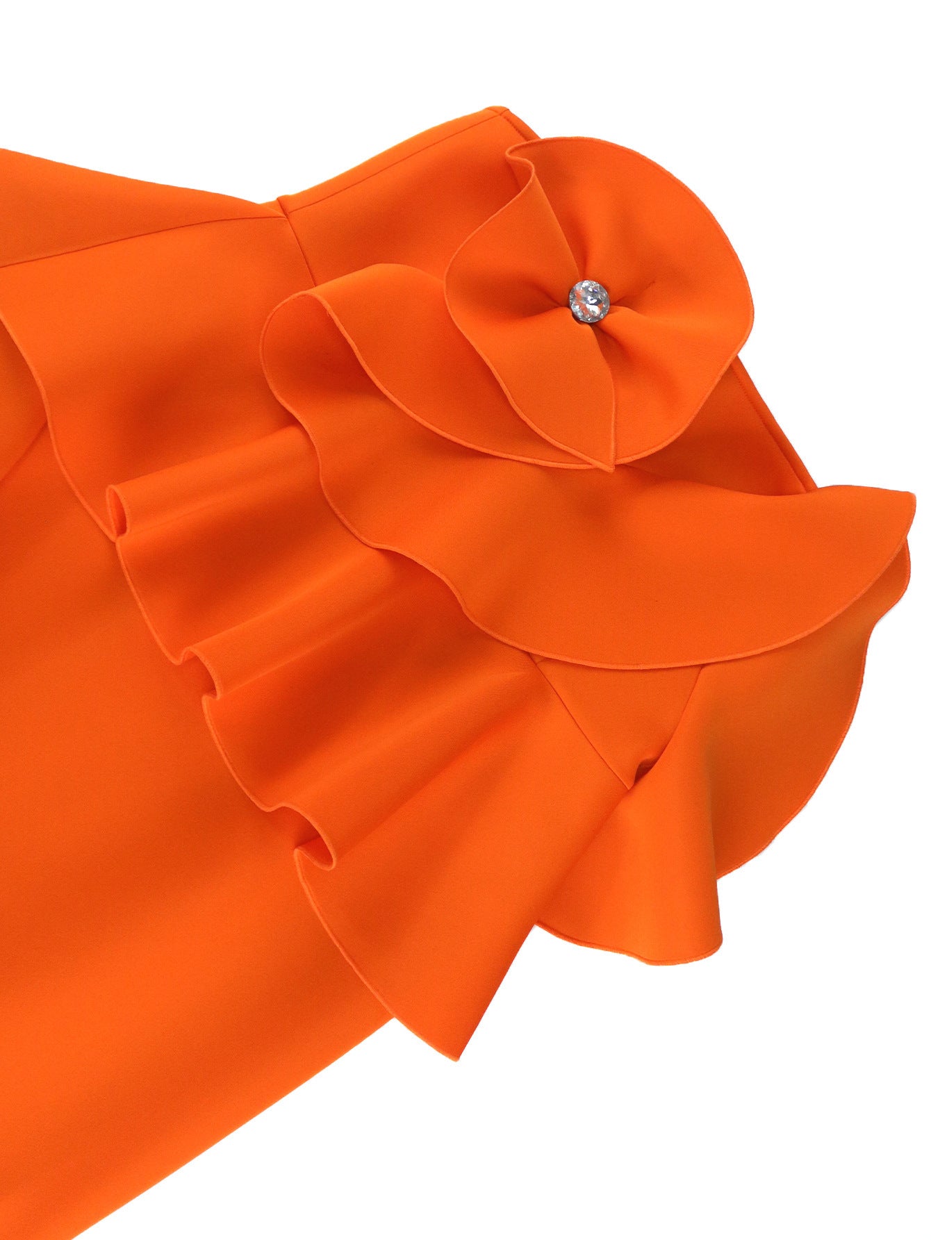 Women Sexy Sleeveless Backless Ruffle Party Dress 10