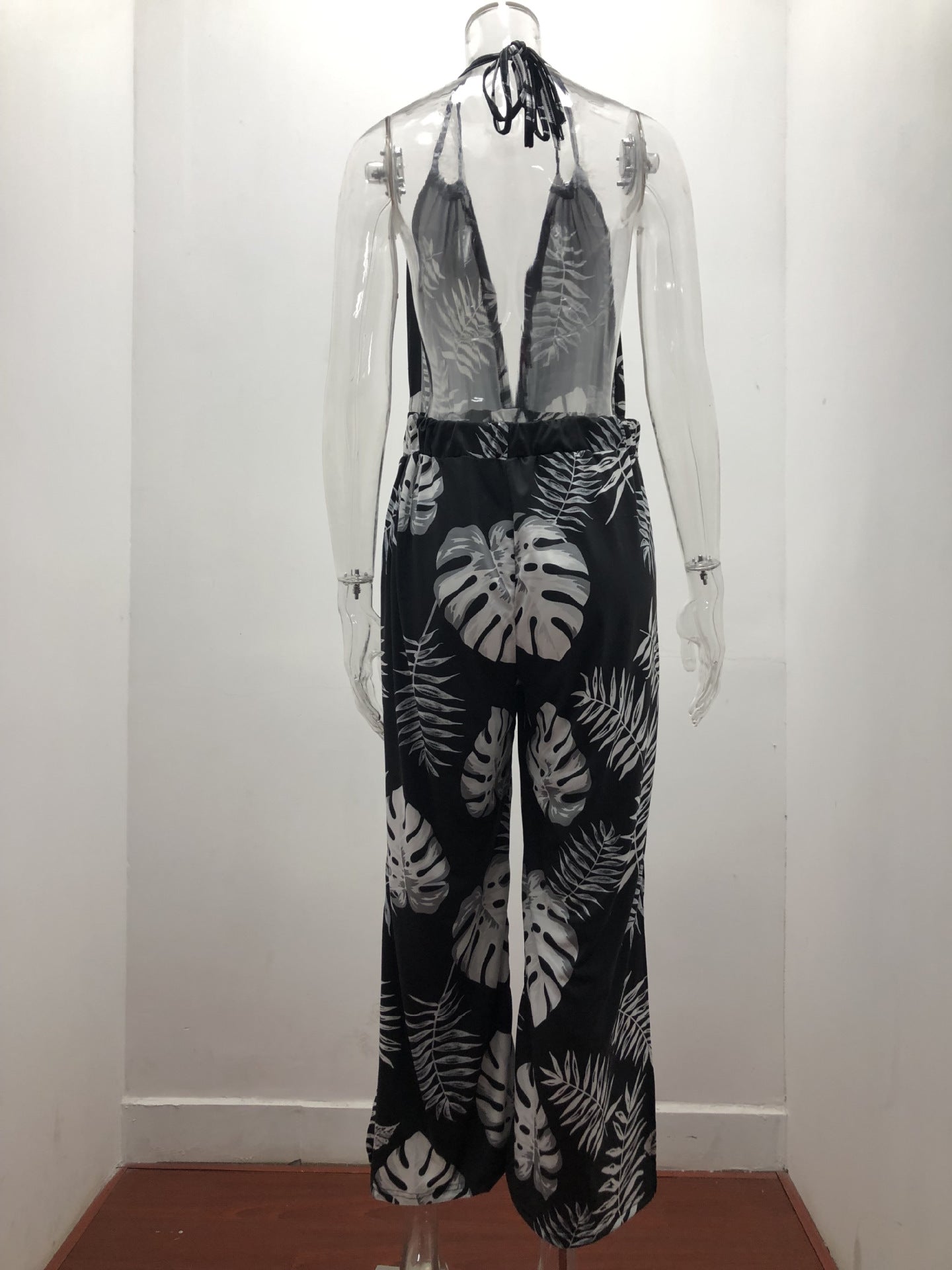 Women Elegant Print Sleevless Jumpsuit 12