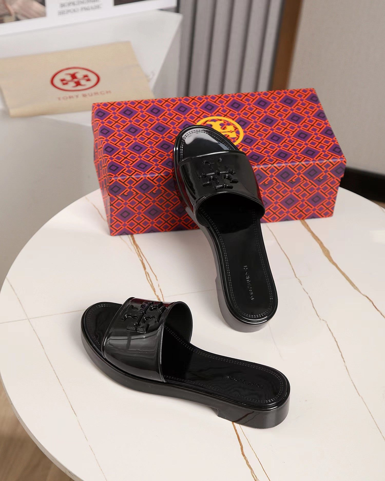 Fashion Medium Heel Slippers 10