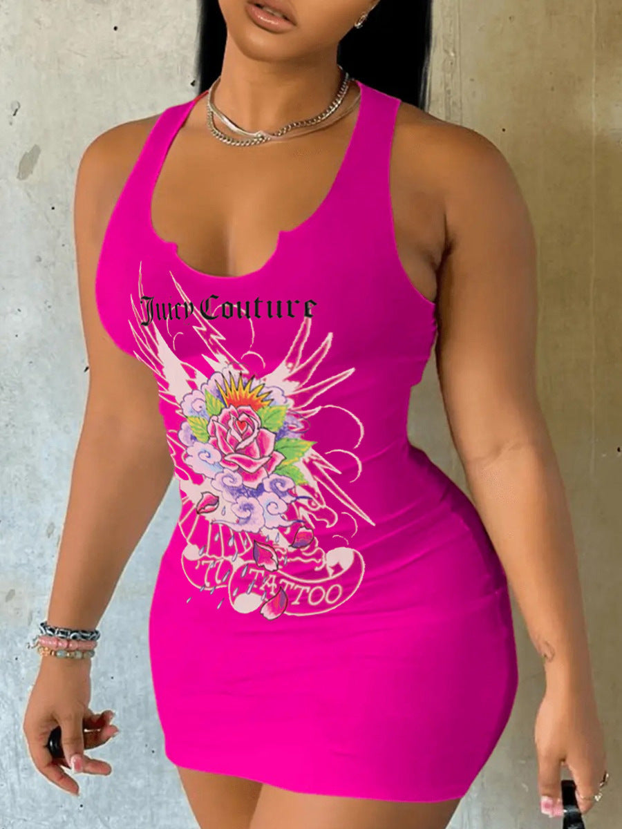 Women Summer Printed Dress