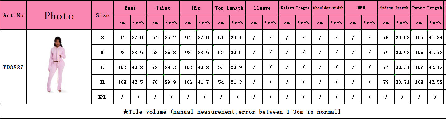 Women Zippered Hooded Top and Pant Two-Piece Set 10