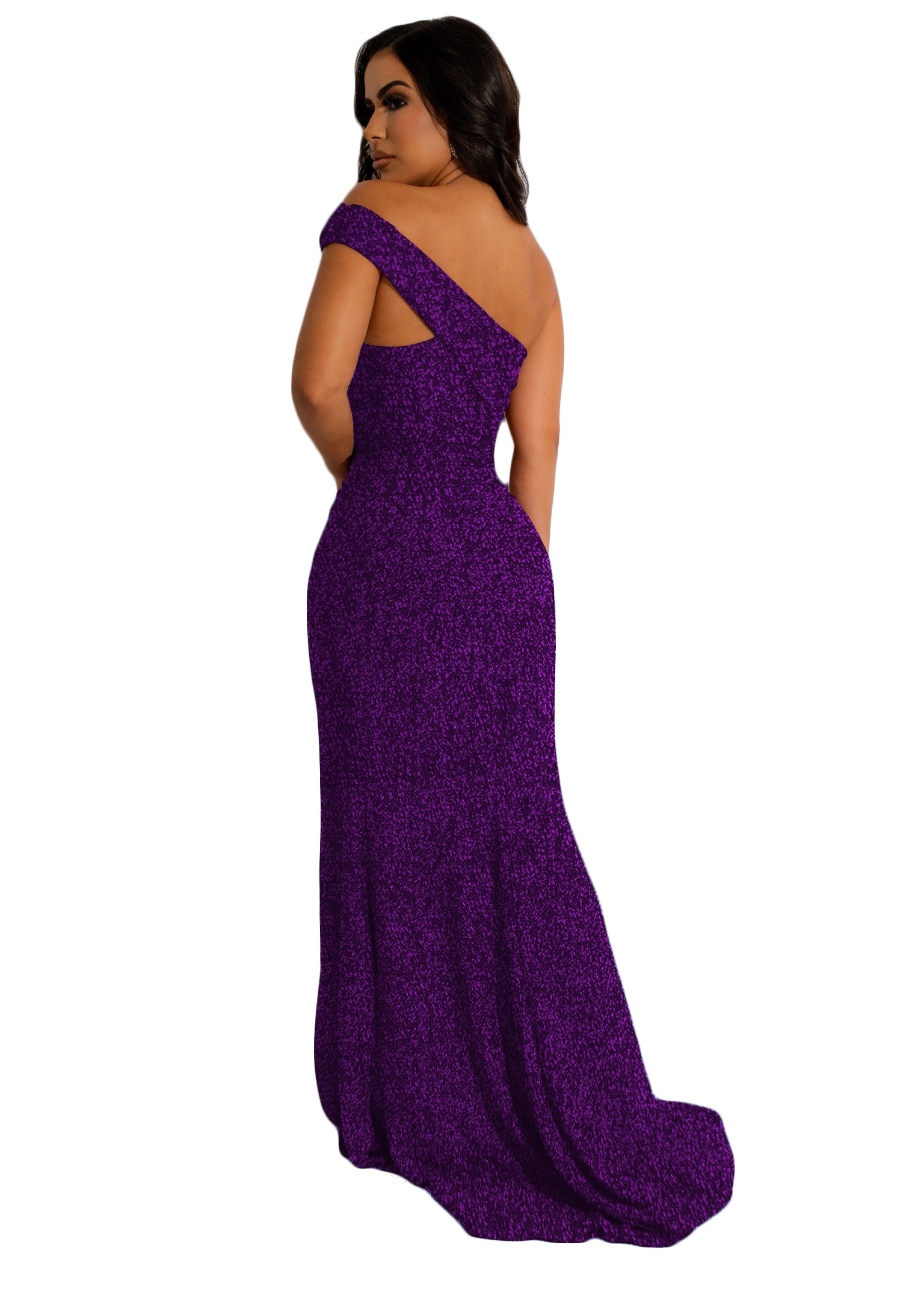 Sexy fashion nightclub wrap chest slit women's dress 32