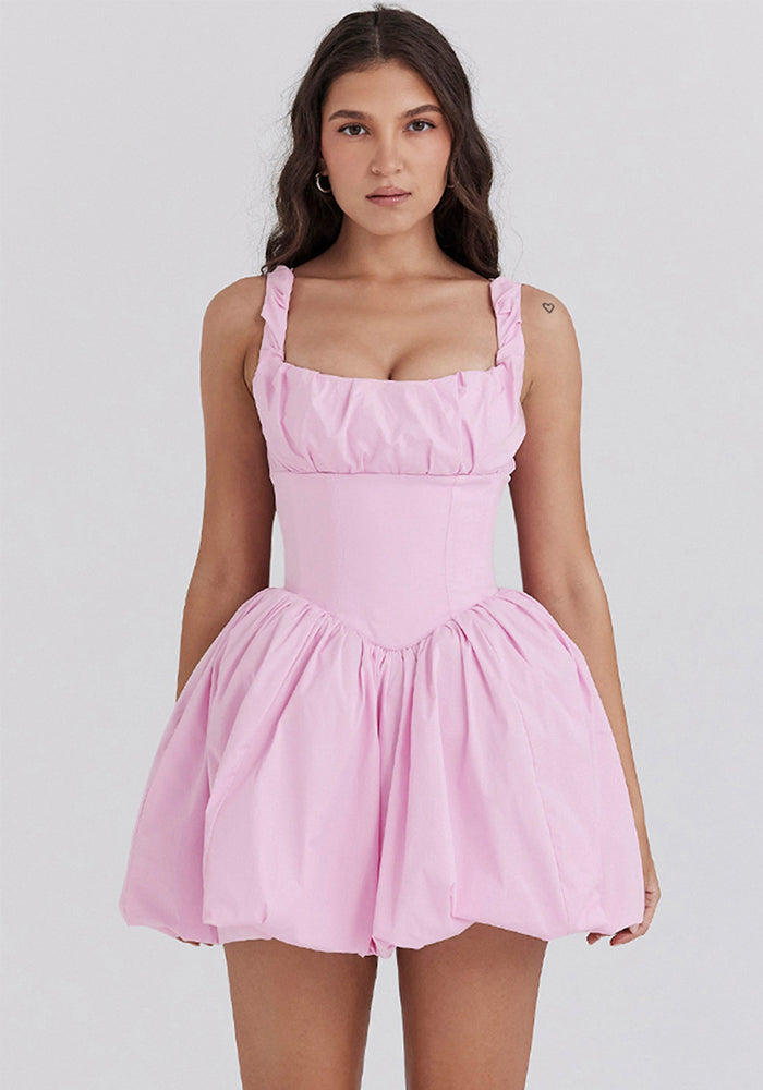 Summer Women Solid Backless Sexy Off Shoulder Dress