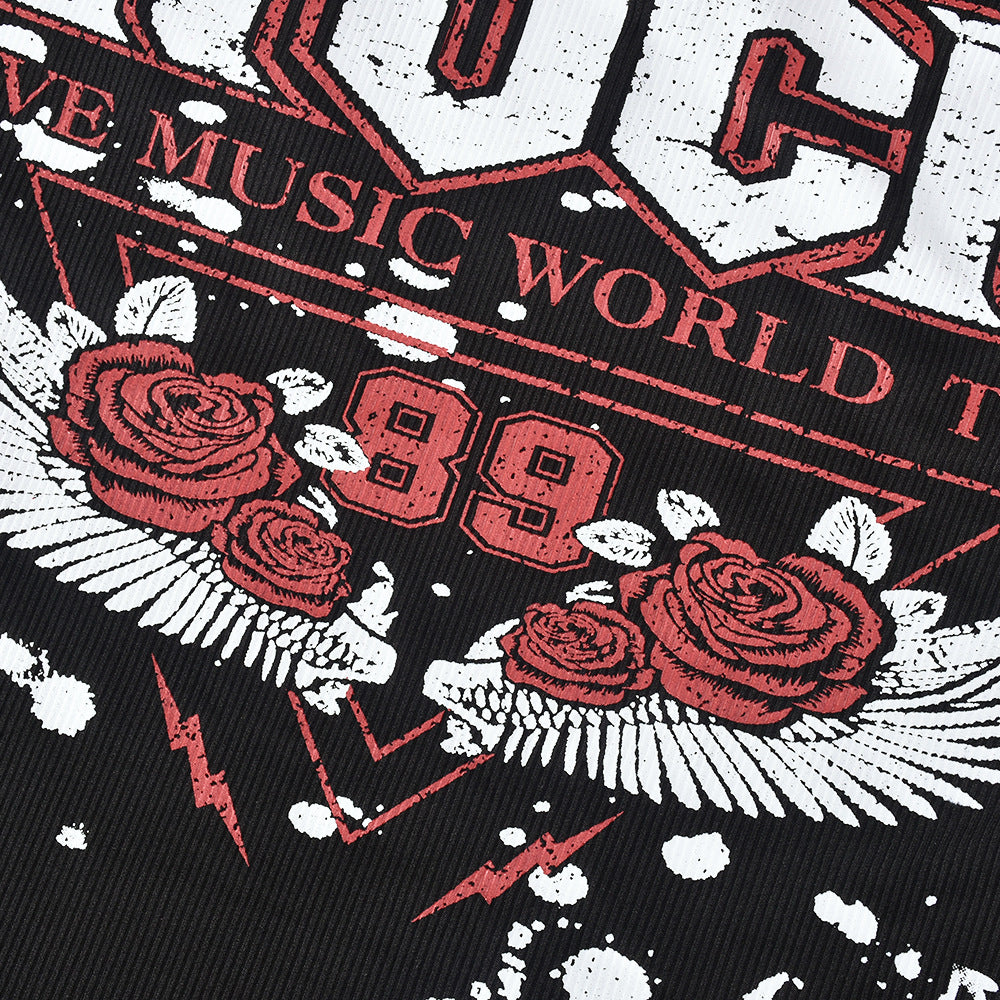 Women Spring Printed Half Turtle Neck Off Shoulder Long Sleeve Dress 14