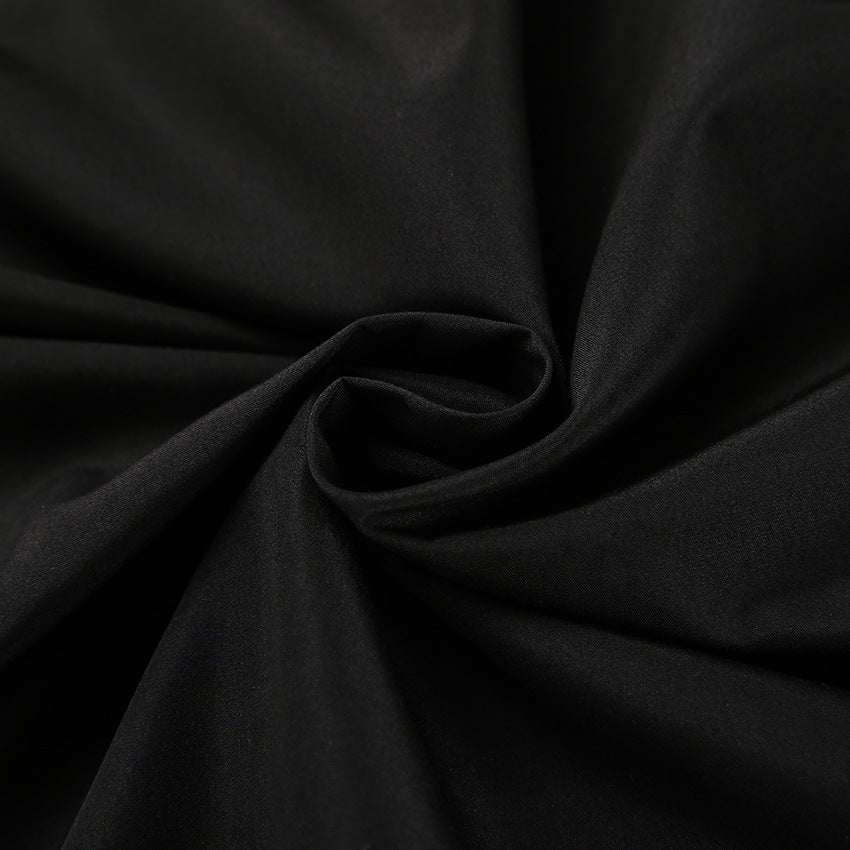 Summer Sleeveless Strapless Black Beach Holidays Dress 11