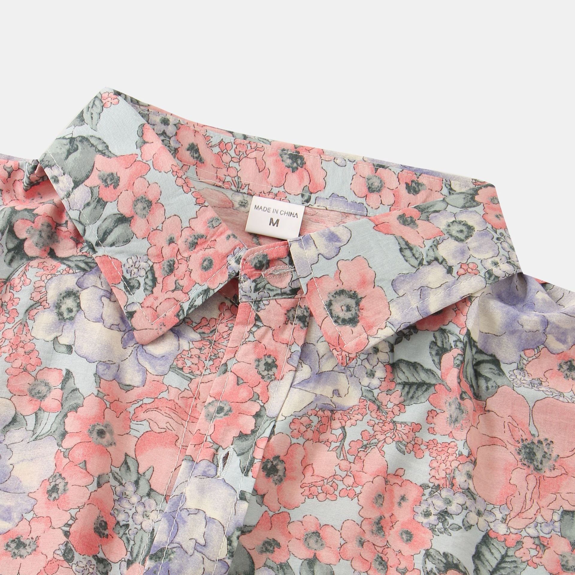 Summer Floral Men's Short Sleeve Shirt 6