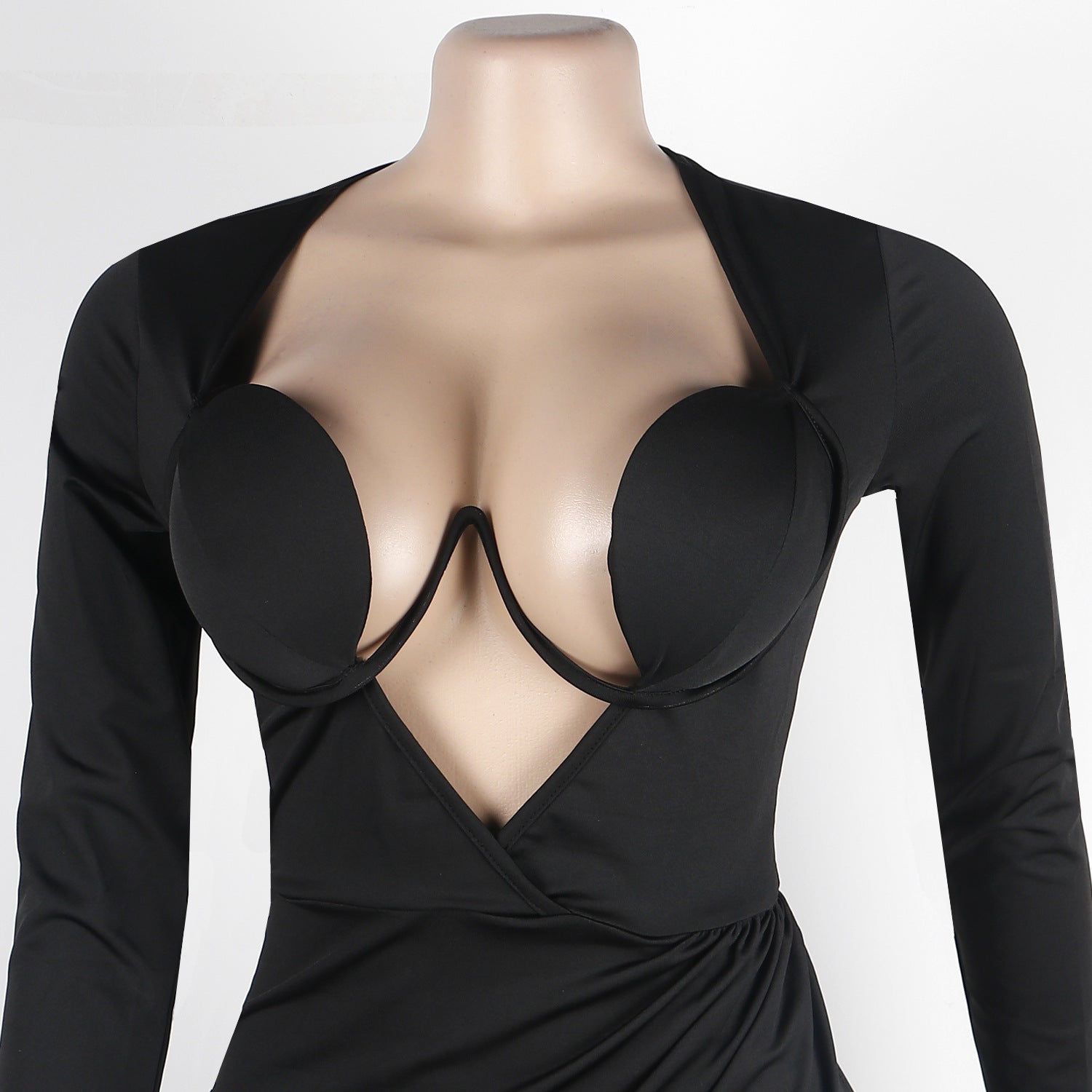 Sexy V-Neck Irregular Dress Nightclub Dress 14