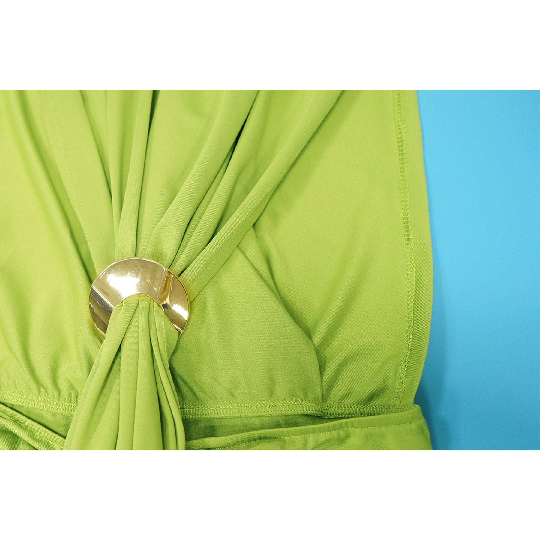 Women's Solid Color Sexy Side Slit Sleeveless Fashion Dress 21