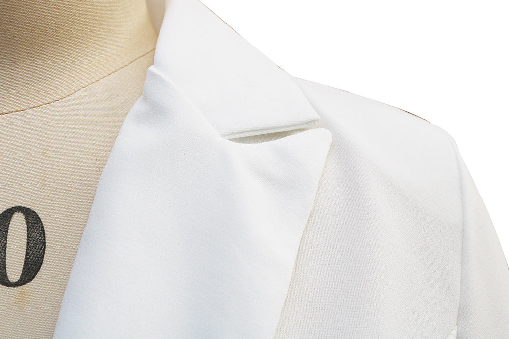 Women's Fashion Chic Elegant Solid Color Slim Waist Career Flounce Midi Dress 12