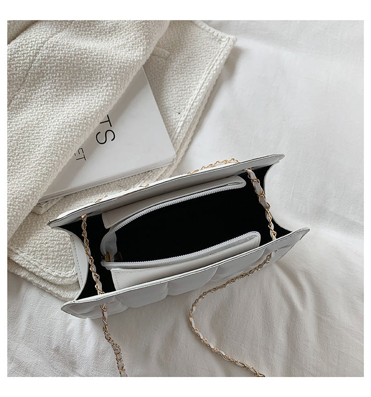 Women Retro Chain Solid Shoulder Bag 51