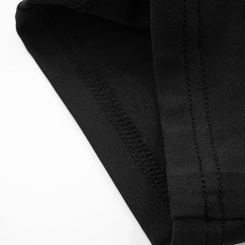 Women Spring and Summer Solid Halter Neck V Neck Backless Jumpsuit with Tie 21