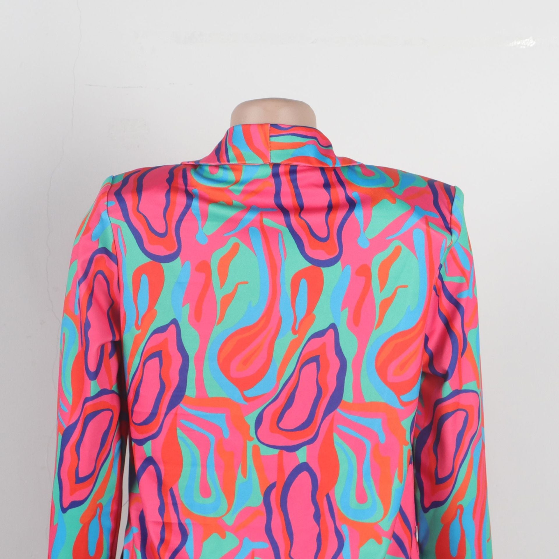 Casual Fashion Multi-Color Print Fashion Blazer Top 60