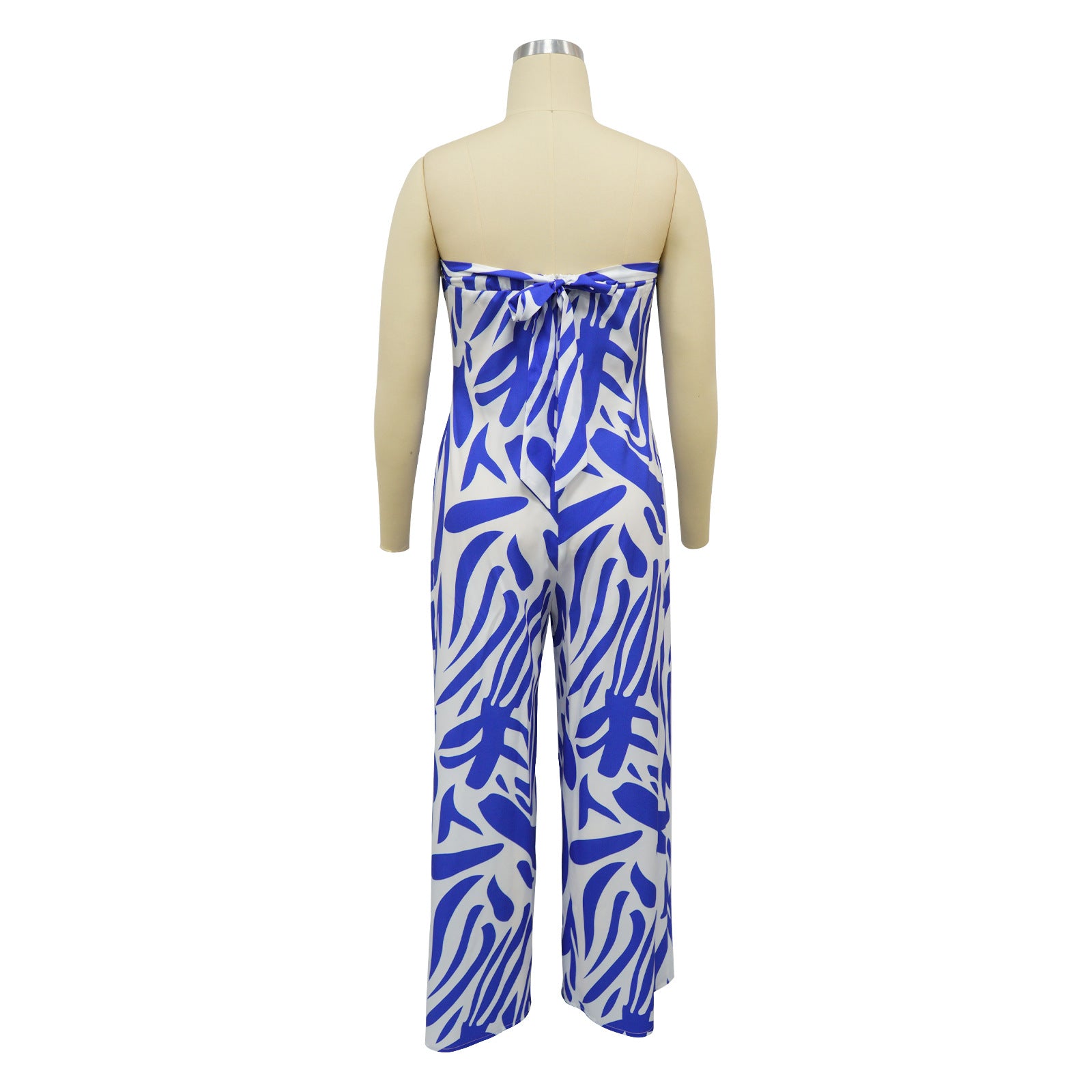 Women's fashion print sleeveless wide-leg jumpsuit 7