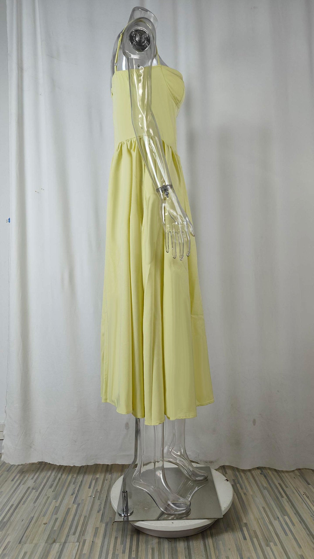 Women Spring Elegant French Retro Strap Dress 26