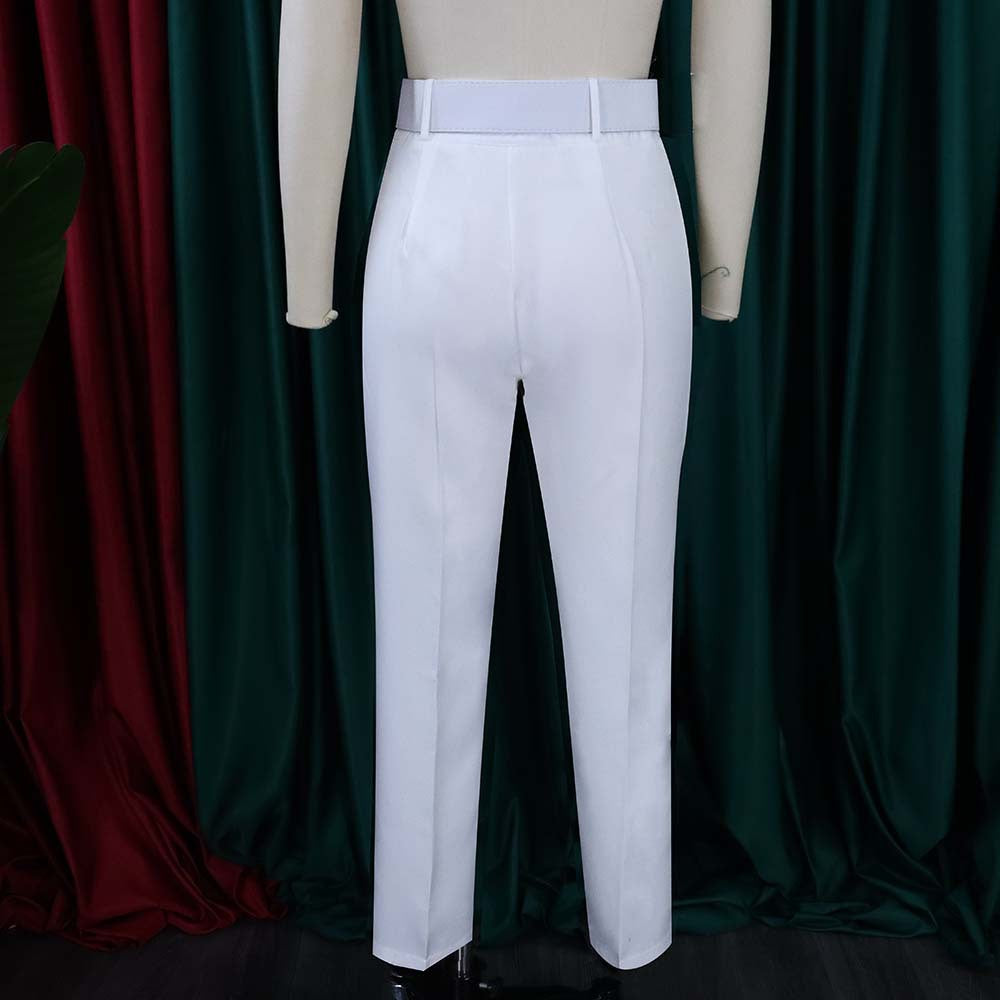 Women's Spring And Summer High Waist Casual Pants Slim Fit Set Career Women's Trousers Autumn Professional Pants 24