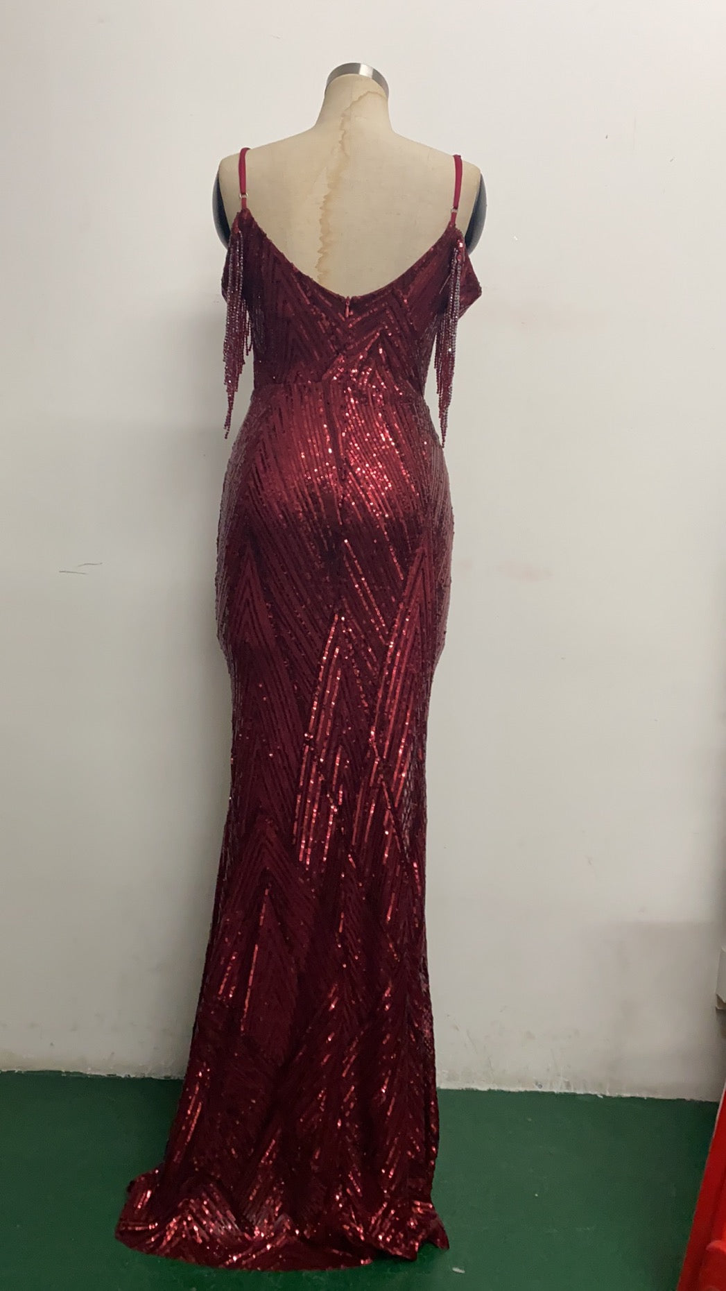 Sequin Fishtail Long Formal Dress Evening Gown 19