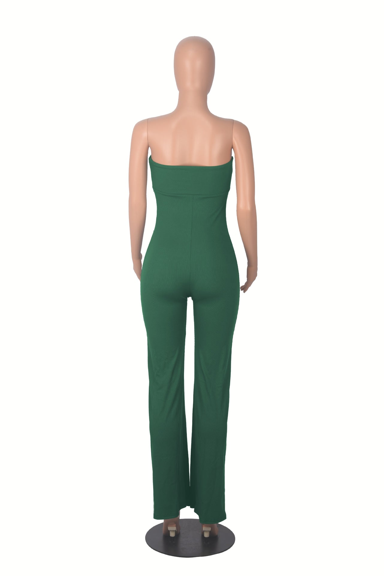 Women's Spring Sexy Strapless Slim-Fitting And Comfortable Elastic Jumpsuit 19
