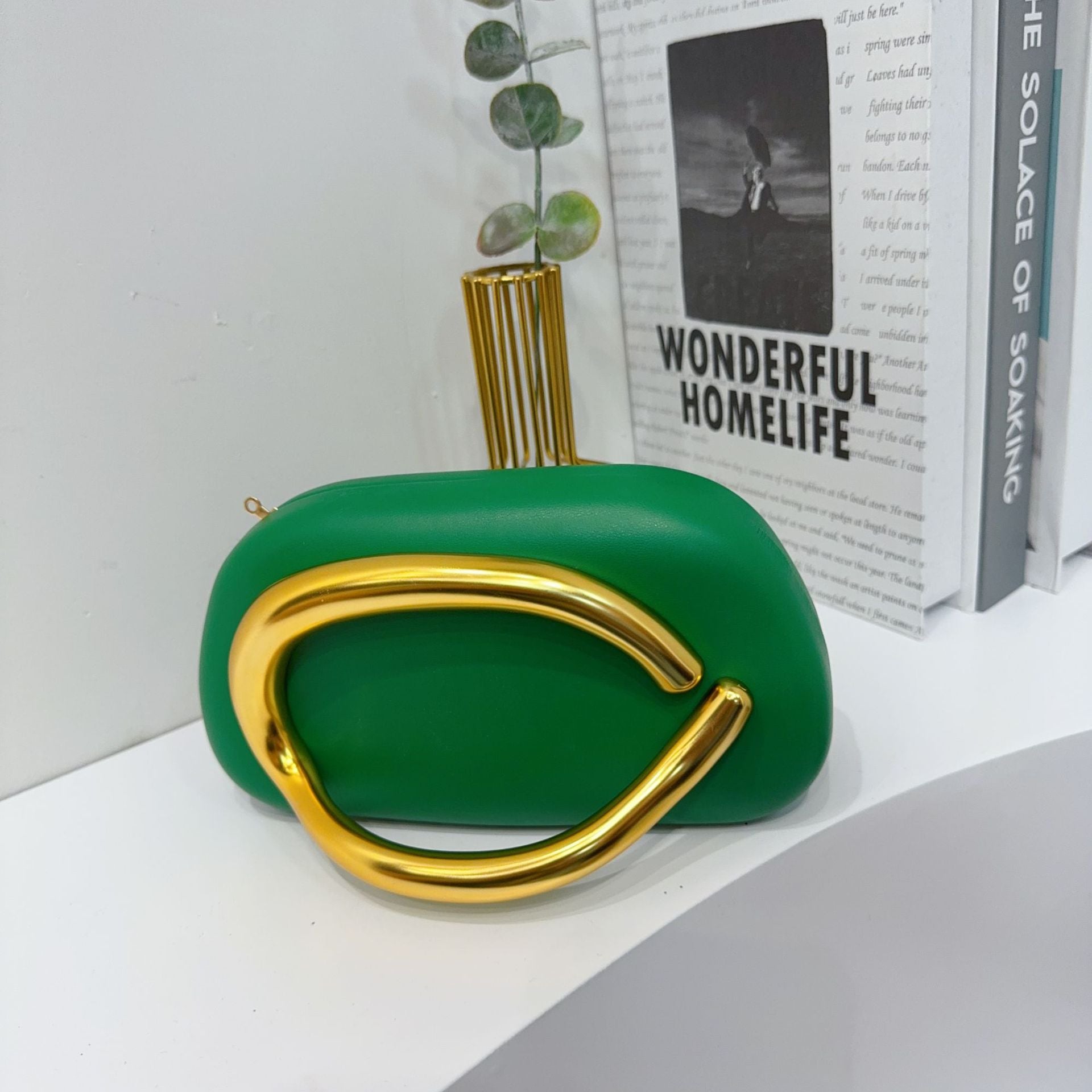 Women Pu-Leather Square Bag Single Shoulder Crossbody Bag 8