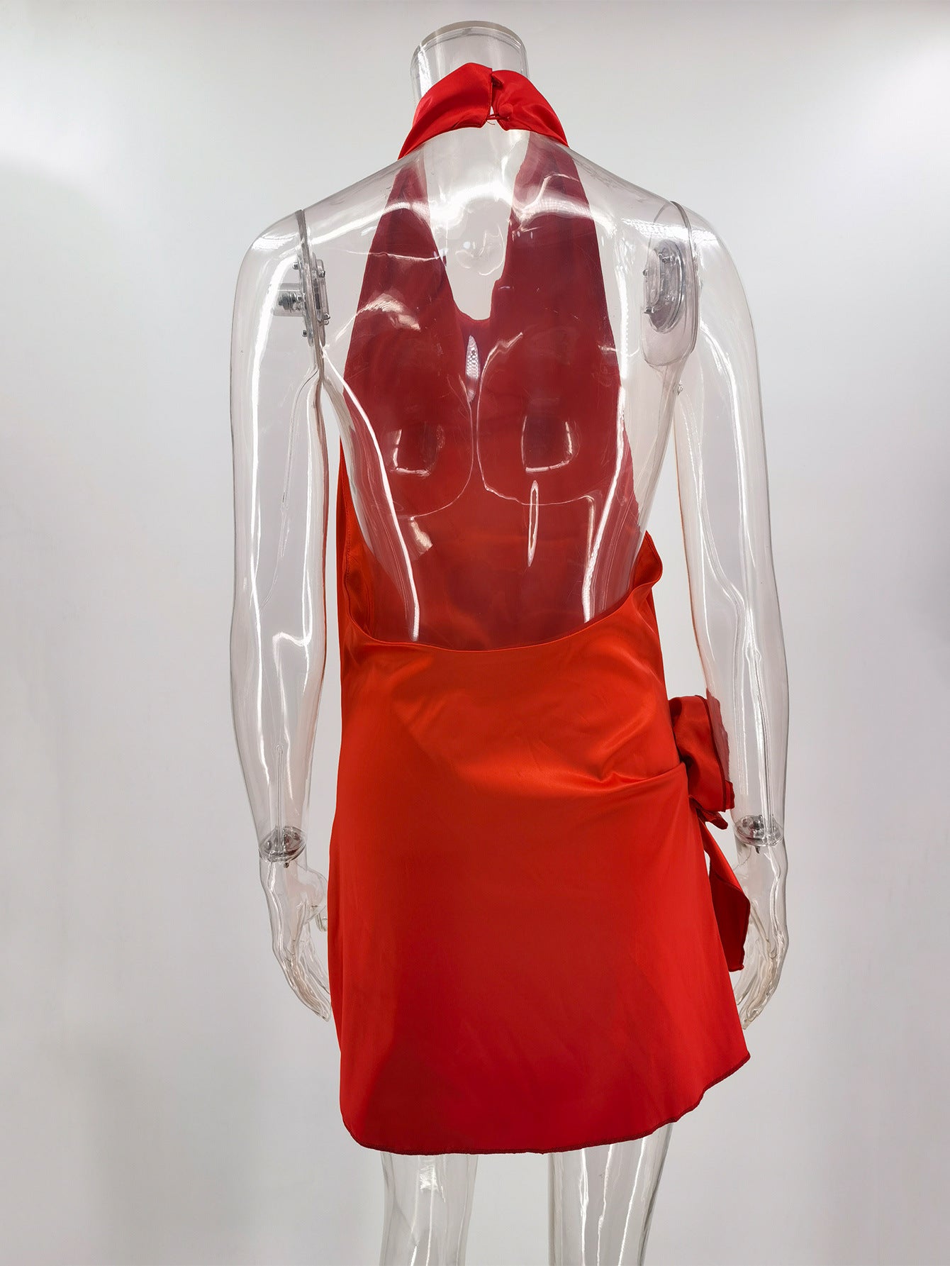 Women Sexy Backless Birthday Party Dress 8