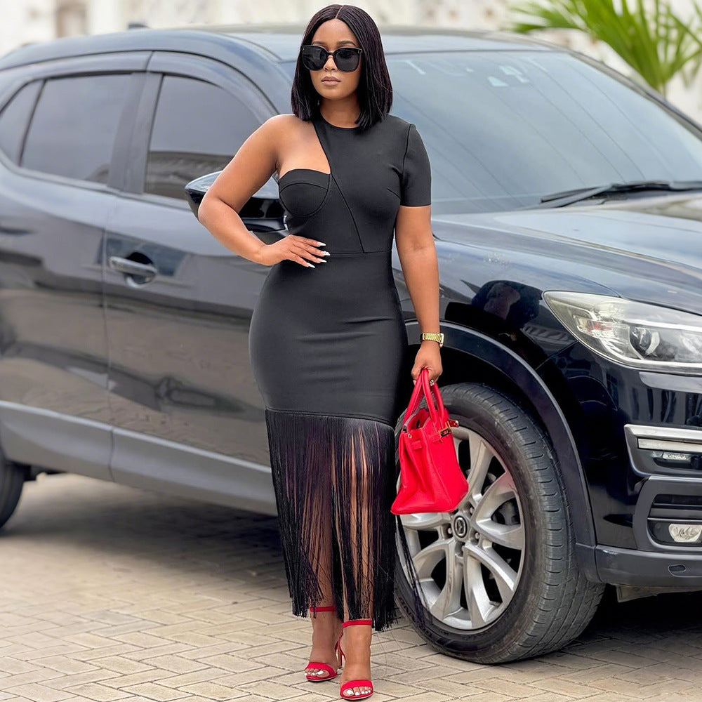 Sexy Summer Tassel Bodycon Dresses 5