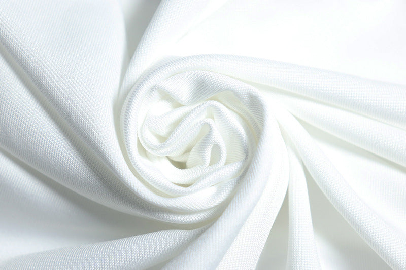 Women's Fashion Solid Color Slash Shoulder Sleeveless Ribbon Fishtail Chic Long Dress 19