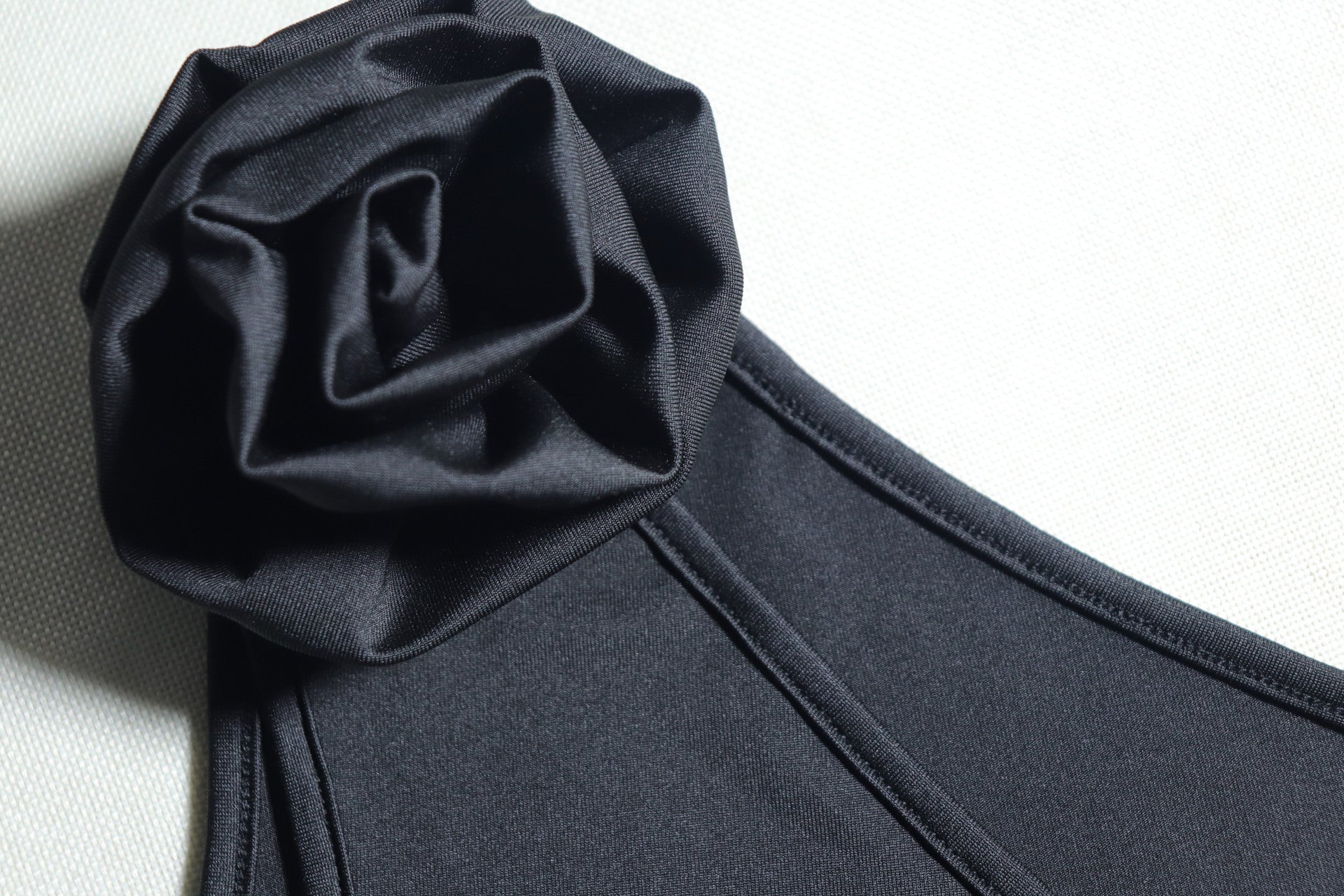 Women's Solid Color Sexy Slash Shoulder Sleeveless Low Back Bodycon Casual Trendy Dress 14