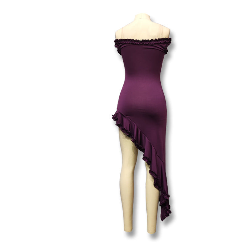 Women's Spring Fashion Off Shoulder Slim Sexy Party Dress 6