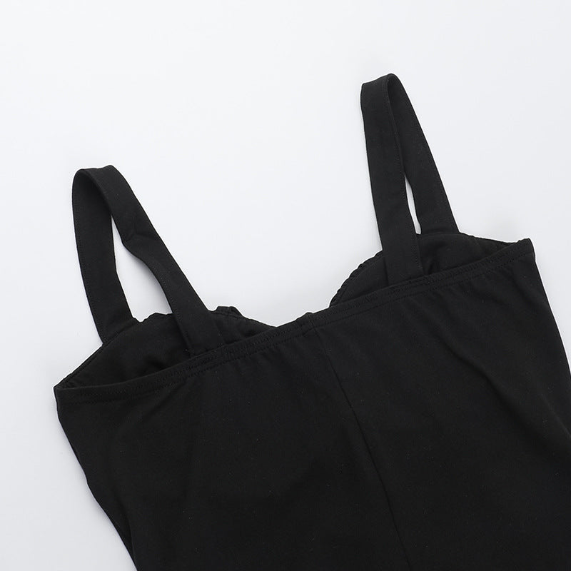 Women's Sexy Lace-Up V-Neck Jumpsuit 18