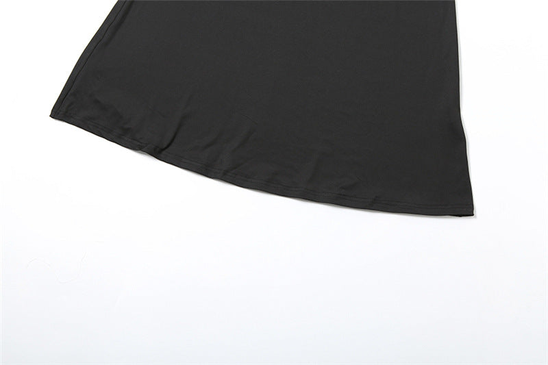 Spring Women’s Slash Shoulder Hollow Slim Floral Evening Dress 14