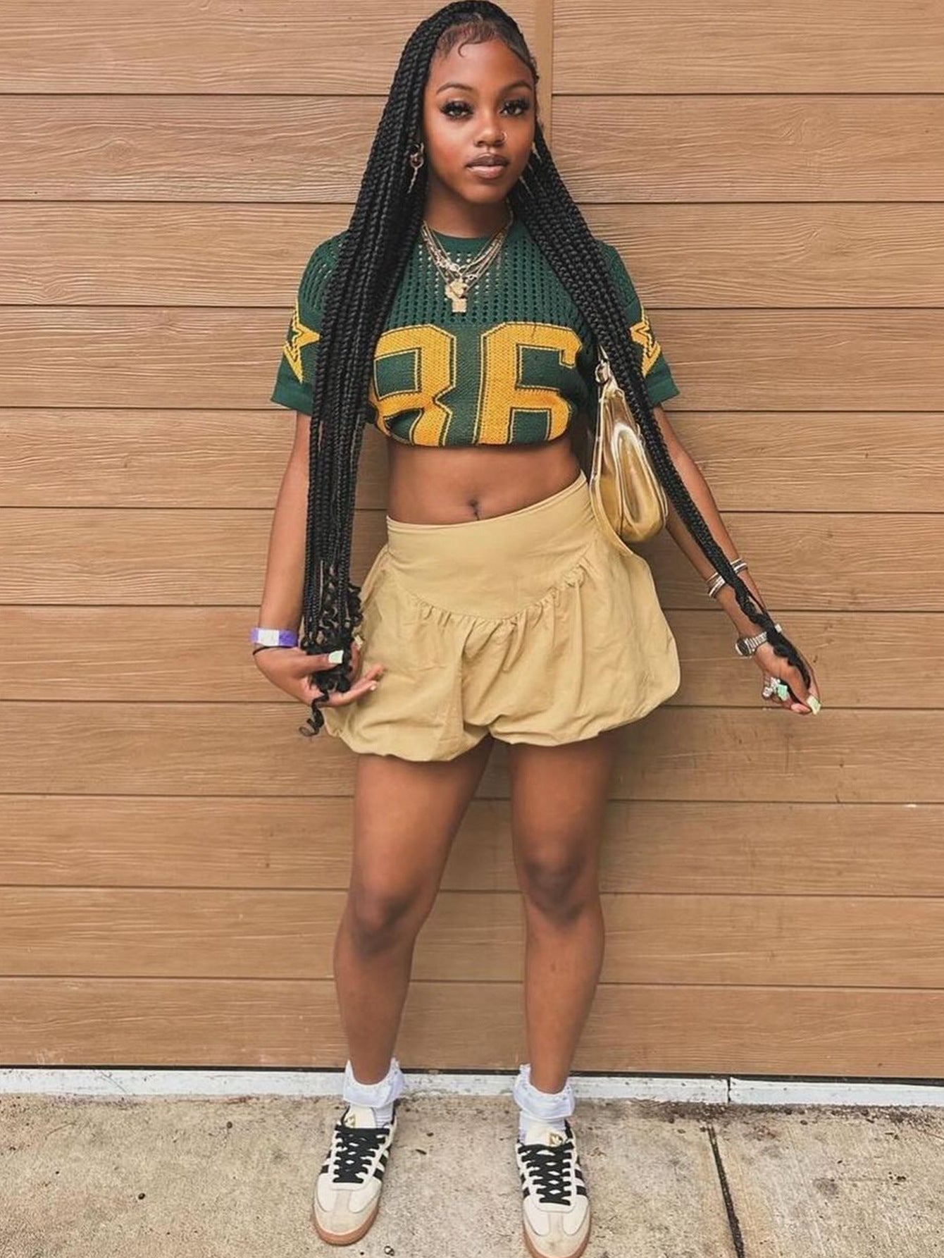 Women summer Patchwork print mesh sports short sleeve Top 12