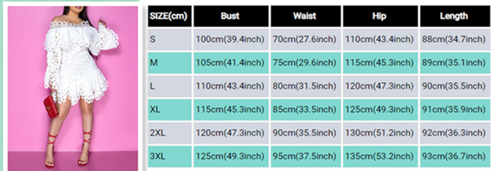 Chic Career Solid Lace Mid Waist Sexy Off Shoulder Skirt 5