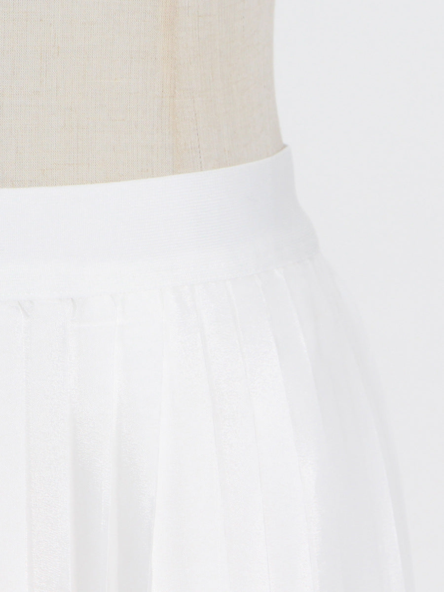 Fashion Two-Piece Spring Round Neck Sleeveless Slim Waist Irregular Two Piece Set 30