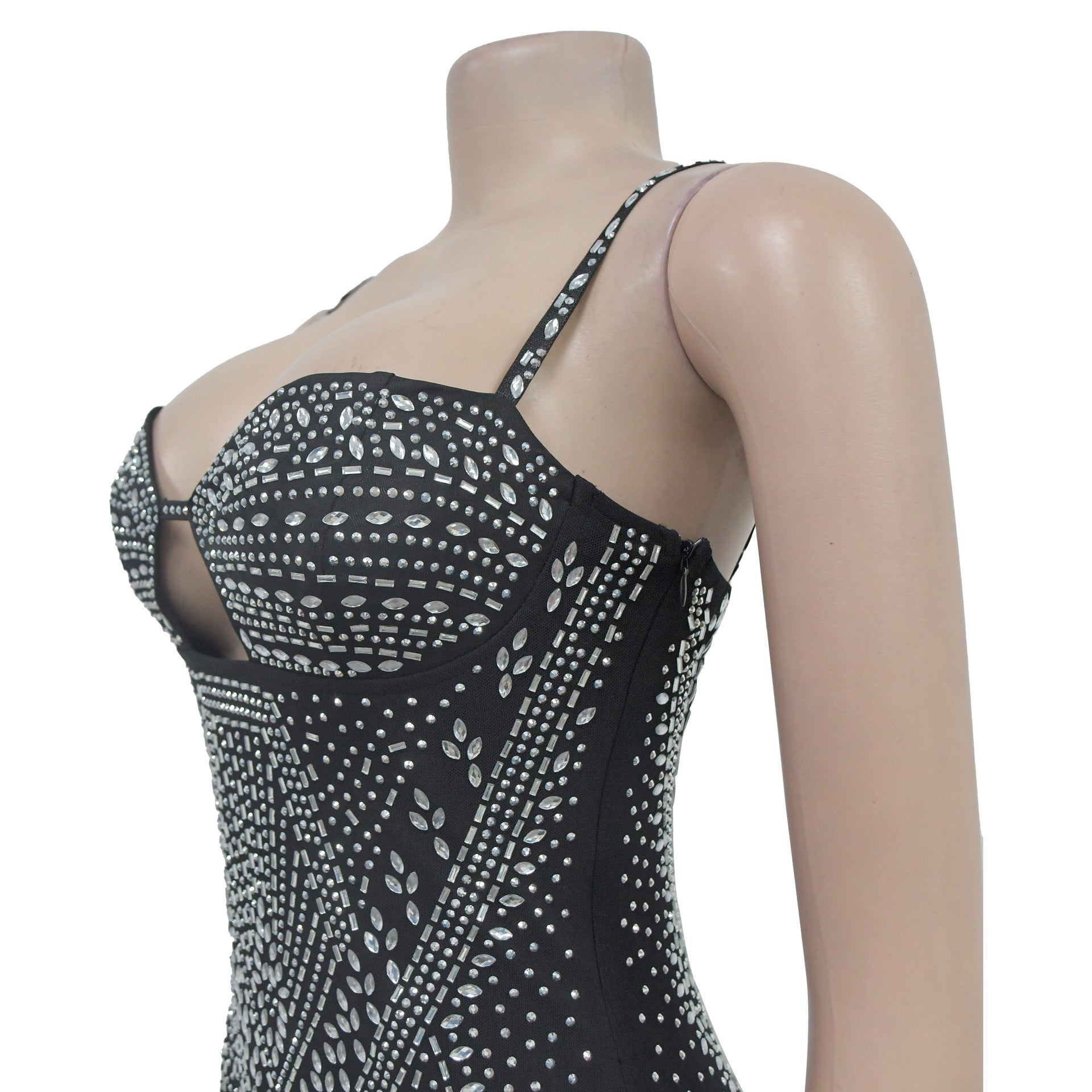 Women Beaded Strap Dress 11