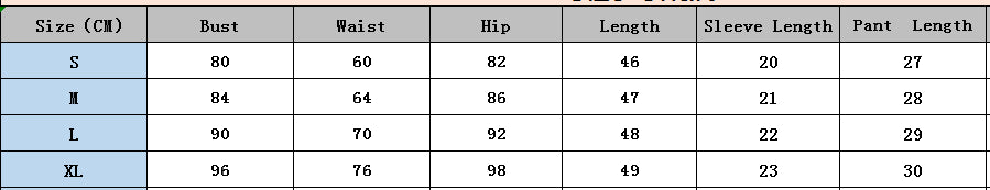 Women Spring Street Print Top and Shorts Two Piece Set 9