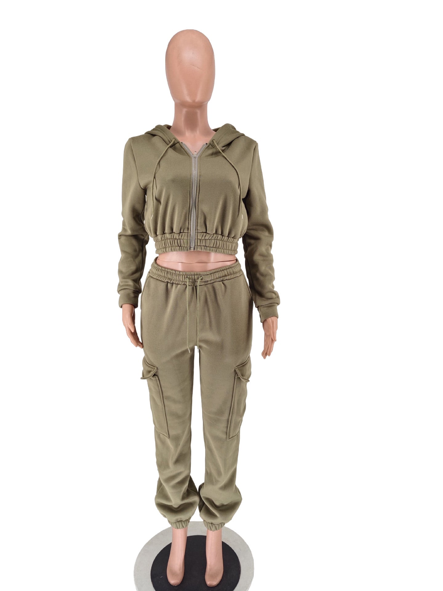 Autumn And Winter Women's Casual Hoodies Pants Two-Piece Set 10