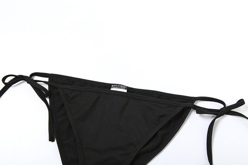 Women Summer Sexy Halter Neck Strappy Top Bodycon Skirt Bikini Two-piece Set 13